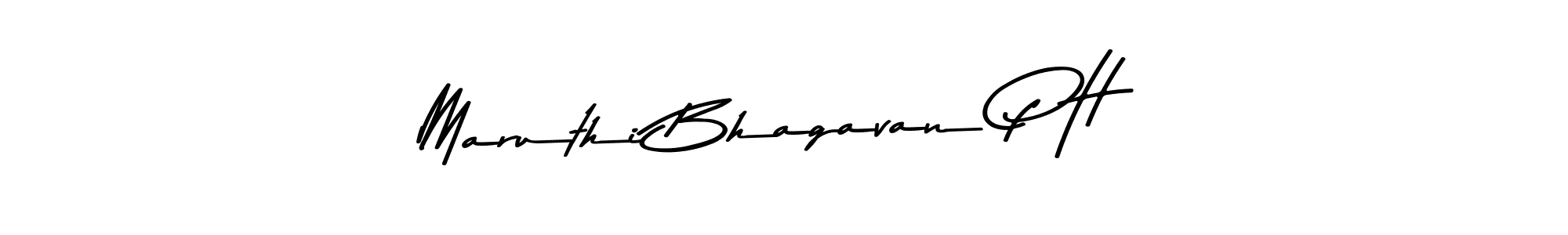 Also we have Maruthi Bhagavan P H name is the best signature style. Create professional handwritten signature collection using Asem Kandis PERSONAL USE autograph style. Maruthi Bhagavan P H signature style 9 images and pictures png