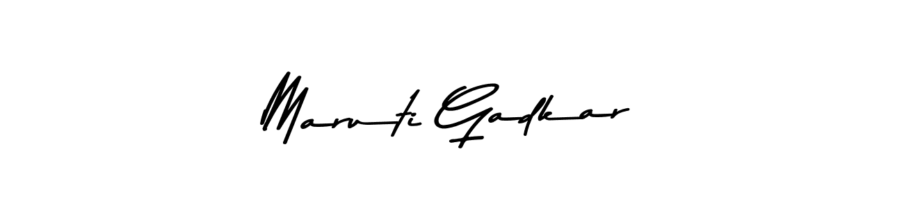 Make a beautiful signature design for name Maruti Gadkar. Use this online signature maker to create a handwritten signature for free. Maruti Gadkar signature style 9 images and pictures png