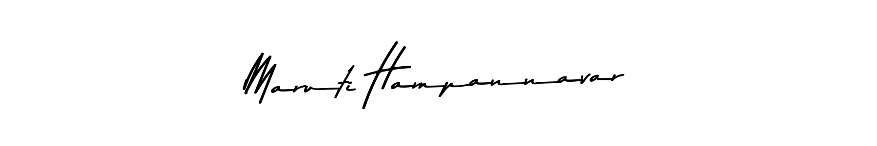 Create a beautiful signature design for name Maruti Hampannavar. With this signature (Asem Kandis PERSONAL USE) fonts, you can make a handwritten signature for free. Maruti Hampannavar signature style 9 images and pictures png