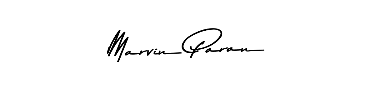 How to make Marvin Paran name signature. Use Asem Kandis PERSONAL USE style for creating short signs online. This is the latest handwritten sign. Marvin Paran signature style 9 images and pictures png