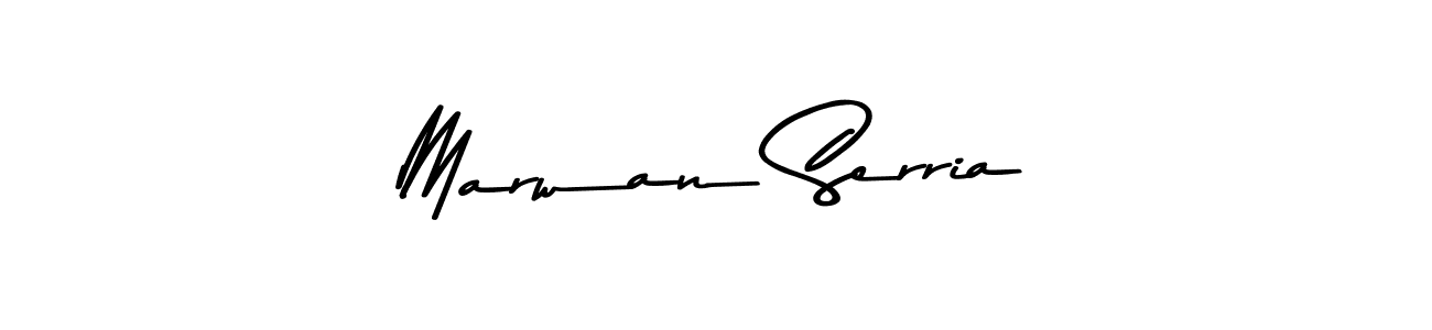 Use a signature maker to create a handwritten signature online. With this signature software, you can design (Asem Kandis PERSONAL USE) your own signature for name Marwan Serria. Marwan Serria signature style 9 images and pictures png