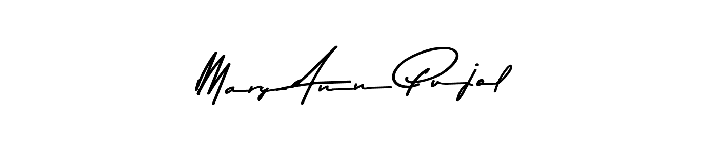 Make a beautiful signature design for name Mary Ann Pujol. Use this online signature maker to create a handwritten signature for free. Mary Ann Pujol signature style 9 images and pictures png