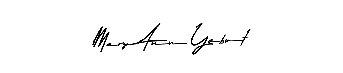 Design your own signature with our free online signature maker. With this signature software, you can create a handwritten (Asem Kandis PERSONAL USE) signature for name Mary Ann Yabut. Mary Ann Yabut signature style 9 images and pictures png