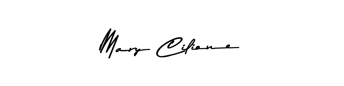 How to make Mary Cilione name signature. Use Asem Kandis PERSONAL USE style for creating short signs online. This is the latest handwritten sign. Mary Cilione signature style 9 images and pictures png