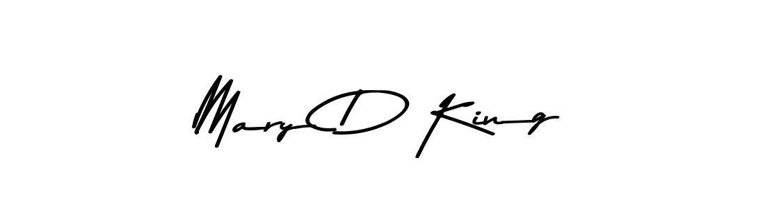 Create a beautiful signature design for name Mary D King. With this signature (Asem Kandis PERSONAL USE) fonts, you can make a handwritten signature for free. Mary D King signature style 9 images and pictures png