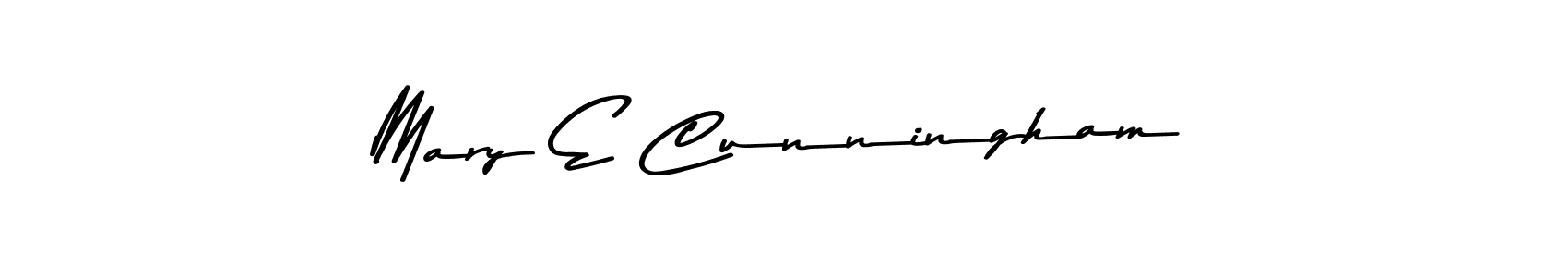 Design your own signature with our free online signature maker. With this signature software, you can create a handwritten (Asem Kandis PERSONAL USE) signature for name Mary E Cunningham. Mary E Cunningham signature style 9 images and pictures png