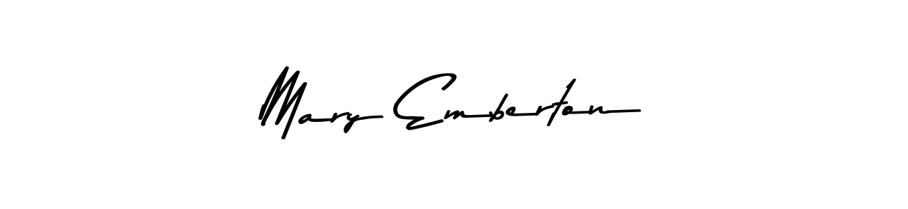Make a beautiful signature design for name Mary Emberton. Use this online signature maker to create a handwritten signature for free. Mary Emberton signature style 9 images and pictures png