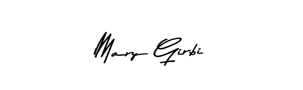 Use a signature maker to create a handwritten signature online. With this signature software, you can design (Asem Kandis PERSONAL USE) your own signature for name Mary Girbi. Mary Girbi signature style 9 images and pictures png