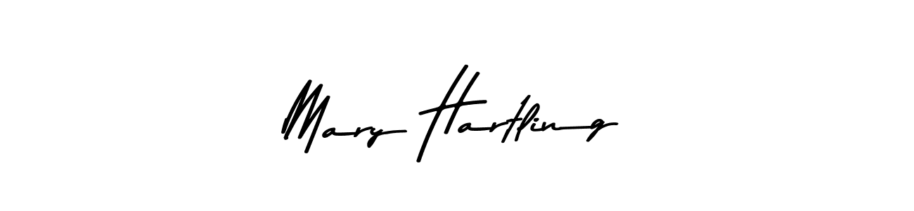 Create a beautiful signature design for name Mary Hartling. With this signature (Asem Kandis PERSONAL USE) fonts, you can make a handwritten signature for free. Mary Hartling signature style 9 images and pictures png