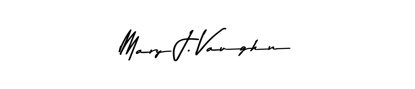 Mary J. Vaughn stylish signature style. Best Handwritten Sign (Asem Kandis PERSONAL USE) for my name. Handwritten Signature Collection Ideas for my name Mary J. Vaughn. Mary J. Vaughn signature style 9 images and pictures png