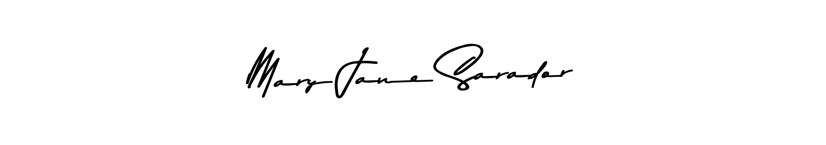 This is the best signature style for the Mary Jane Sarador name. Also you like these signature font (Asem Kandis PERSONAL USE). Mix name signature. Mary Jane Sarador signature style 9 images and pictures png