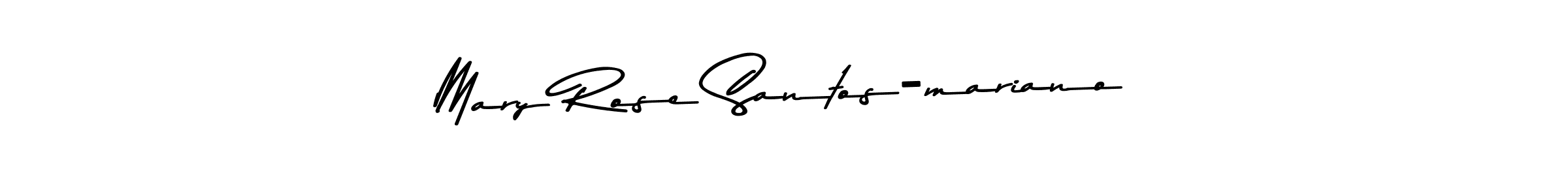 Similarly Asem Kandis PERSONAL USE is the best handwritten signature design. Signature creator online .You can use it as an online autograph creator for name Mary Rose Santos-mariano. Mary Rose Santos-mariano signature style 9 images and pictures png