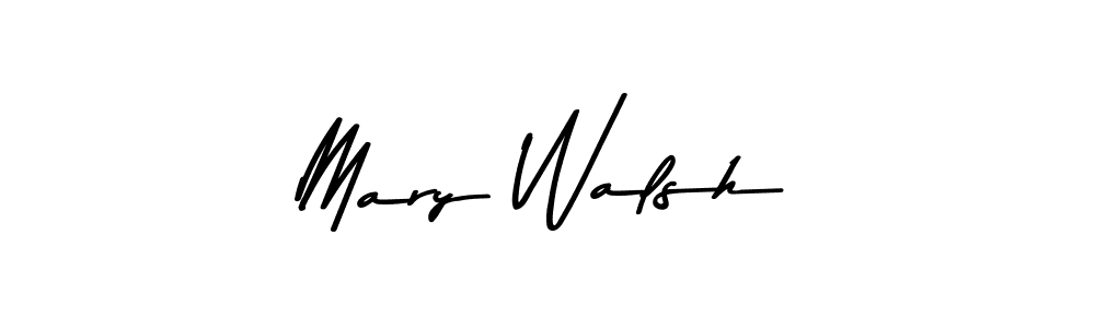 Mary Walsh stylish signature style. Best Handwritten Sign (Asem Kandis PERSONAL USE) for my name. Handwritten Signature Collection Ideas for my name Mary Walsh. Mary Walsh signature style 9 images and pictures png