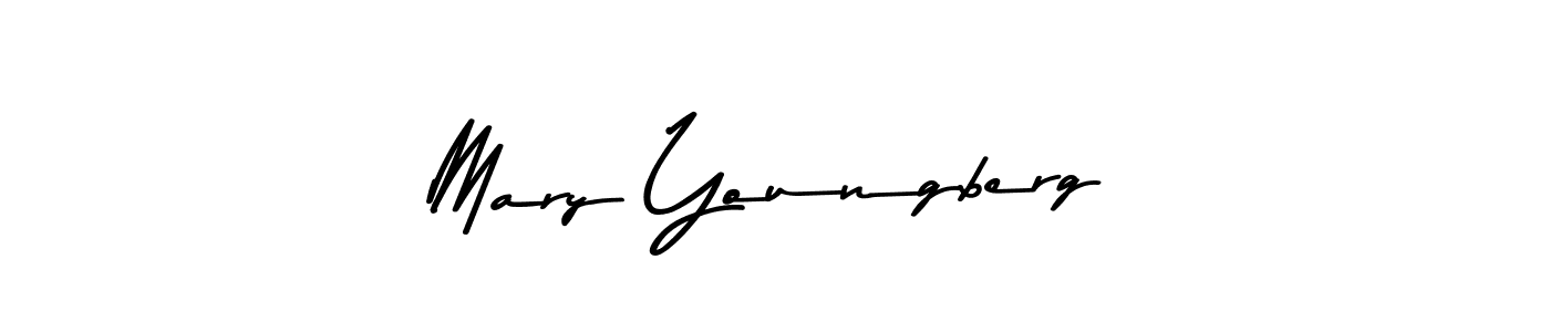 Design your own signature with our free online signature maker. With this signature software, you can create a handwritten (Asem Kandis PERSONAL USE) signature for name Mary Youngberg. Mary Youngberg signature style 9 images and pictures png
