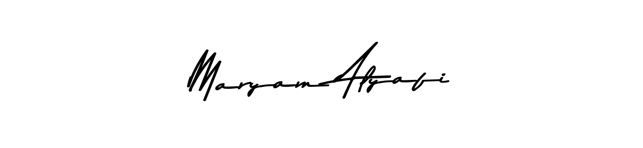 Design your own signature with our free online signature maker. With this signature software, you can create a handwritten (Asem Kandis PERSONAL USE) signature for name Maryam Alyafi. Maryam Alyafi signature style 9 images and pictures png