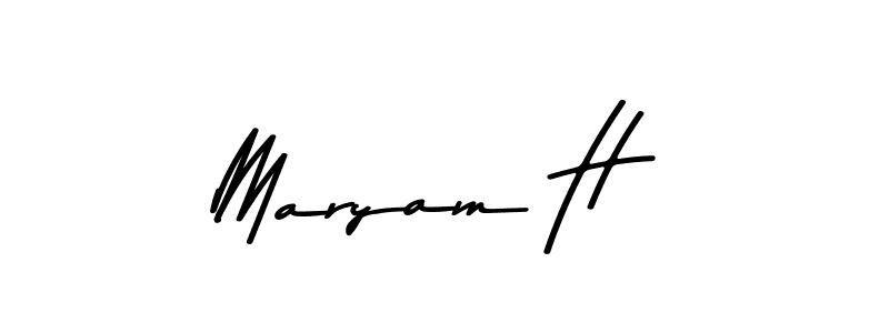 The best way (Asem Kandis PERSONAL USE) to make a short signature is to pick only two or three words in your name. The name Maryam H include a total of six letters. For converting this name. Maryam H signature style 9 images and pictures png