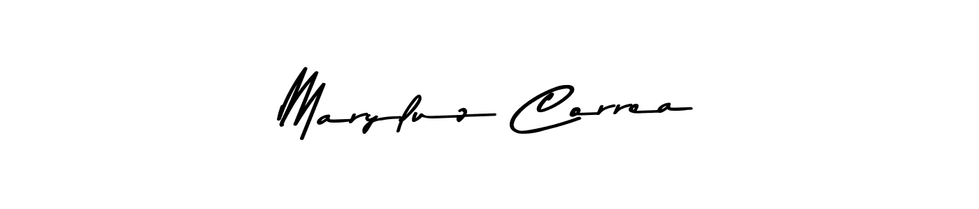 Also You can easily find your signature by using the search form. We will create Maryluz Correa name handwritten signature images for you free of cost using Asem Kandis PERSONAL USE sign style. Maryluz Correa signature style 9 images and pictures png