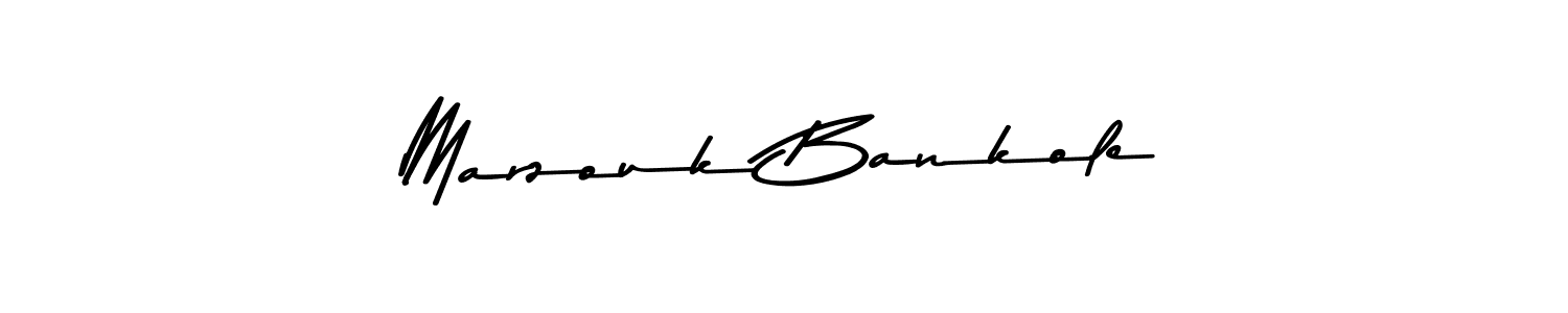 Asem Kandis PERSONAL USE is a professional signature style that is perfect for those who want to add a touch of class to their signature. It is also a great choice for those who want to make their signature more unique. Get Marzouk Bankole name to fancy signature for free. Marzouk Bankole signature style 9 images and pictures png