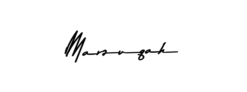 Marzuqah stylish signature style. Best Handwritten Sign (Asem Kandis PERSONAL USE) for my name. Handwritten Signature Collection Ideas for my name Marzuqah. Marzuqah signature style 9 images and pictures png