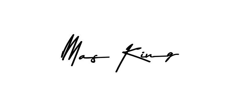 Mas King stylish signature style. Best Handwritten Sign (Asem Kandis PERSONAL USE) for my name. Handwritten Signature Collection Ideas for my name Mas King. Mas King signature style 9 images and pictures png
