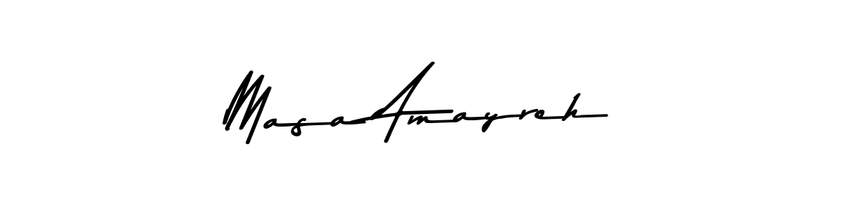 Make a beautiful signature design for name Masa Amayreh. With this signature (Asem Kandis PERSONAL USE) style, you can create a handwritten signature for free. Masa Amayreh signature style 9 images and pictures png
