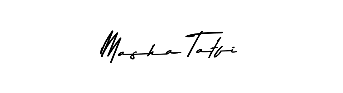 Similarly Asem Kandis PERSONAL USE is the best handwritten signature design. Signature creator online .You can use it as an online autograph creator for name Masha Tatfi. Masha Tatfi signature style 9 images and pictures png