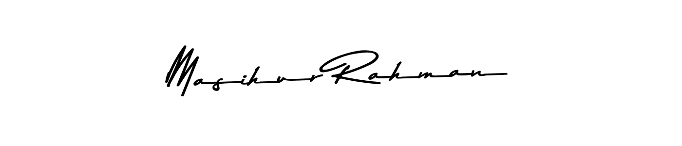 Make a beautiful signature design for name Masihur Rahman. With this signature (Asem Kandis PERSONAL USE) style, you can create a handwritten signature for free. Masihur Rahman signature style 9 images and pictures png