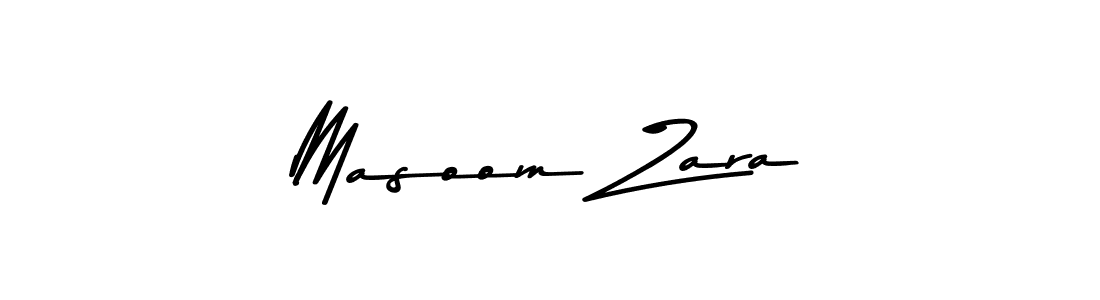 How to make Masoom Zara signature? Asem Kandis PERSONAL USE is a professional autograph style. Create handwritten signature for Masoom Zara name. Masoom Zara signature style 9 images and pictures png