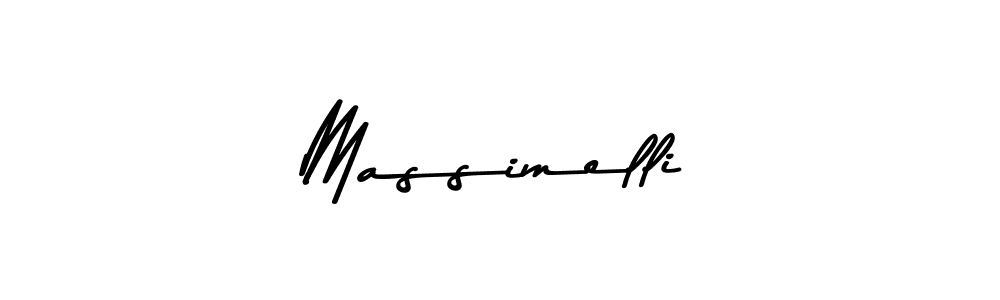 Similarly Asem Kandis PERSONAL USE is the best handwritten signature design. Signature creator online .You can use it as an online autograph creator for name Massimelli. Massimelli signature style 9 images and pictures png