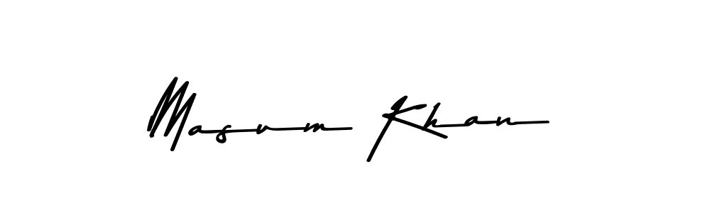 How to make Masum Khan signature? Asem Kandis PERSONAL USE is a professional autograph style. Create handwritten signature for Masum Khan name. Masum Khan signature style 9 images and pictures png