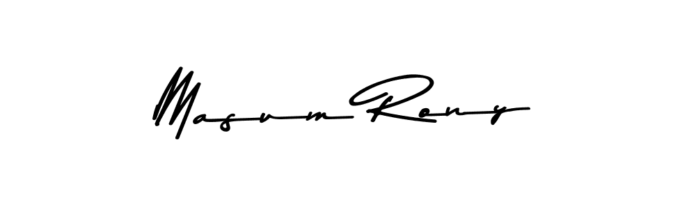 Also You can easily find your signature by using the search form. We will create Masum Rony name handwritten signature images for you free of cost using Asem Kandis PERSONAL USE sign style. Masum Rony signature style 9 images and pictures png