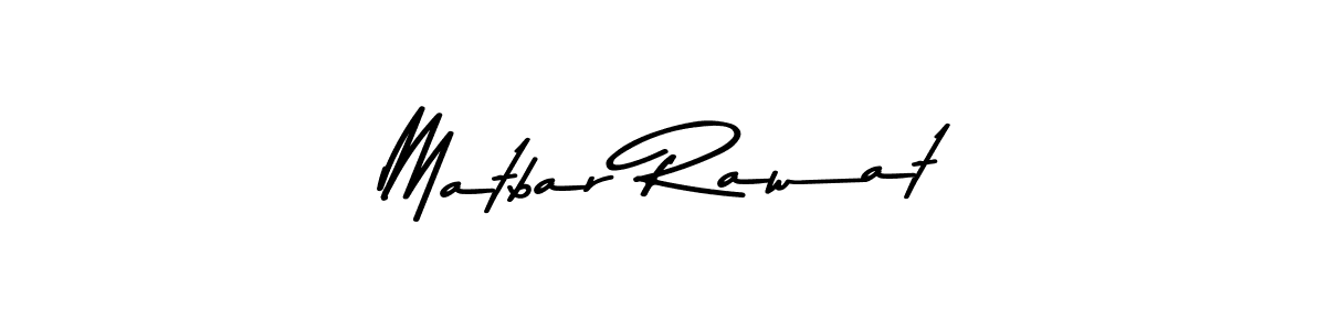 Create a beautiful signature design for name Matbar Rawat. With this signature (Asem Kandis PERSONAL USE) fonts, you can make a handwritten signature for free. Matbar Rawat signature style 9 images and pictures png