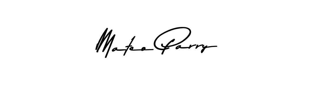 How to make Mateo Parry name signature. Use Asem Kandis PERSONAL USE style for creating short signs online. This is the latest handwritten sign. Mateo Parry signature style 9 images and pictures png
