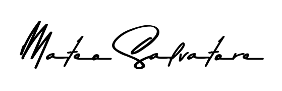Enhance your business communications with Mateo Salvatore signature in Asem Kandis PERSONAL USE lettering. Clean, modern, and universally compatible. Mateo Salvatore signature style 9 images and pictures png