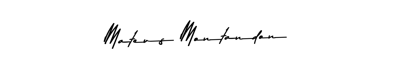 The best way (Asem Kandis PERSONAL USE) to make a short signature is to pick only two or three words in your name. The name Mateus Montandon include a total of six letters. For converting this name. Mateus Montandon signature style 9 images and pictures png