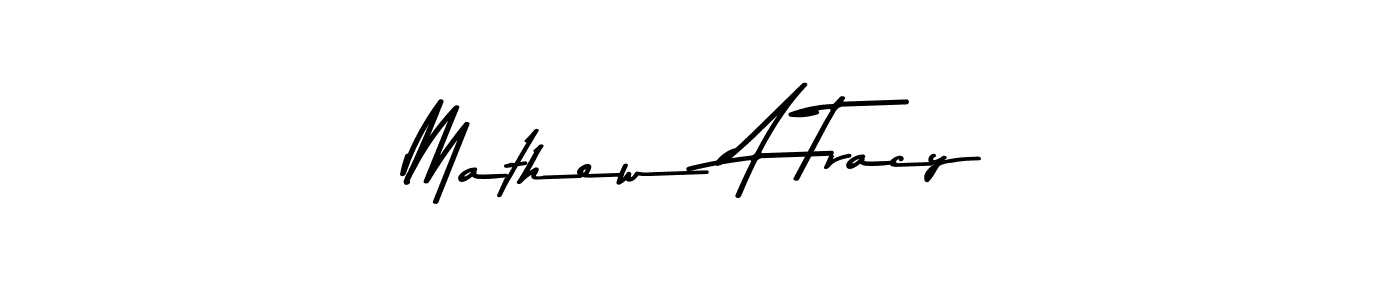 Similarly Asem Kandis PERSONAL USE is the best handwritten signature design. Signature creator online .You can use it as an online autograph creator for name Mathew A Tracy. Mathew A Tracy signature style 9 images and pictures png