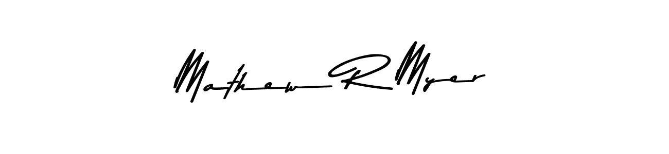 Use a signature maker to create a handwritten signature online. With this signature software, you can design (Asem Kandis PERSONAL USE) your own signature for name Mathew R Myer. Mathew R Myer signature style 9 images and pictures png