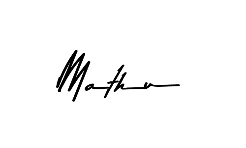 Mathu stylish signature style. Best Handwritten Sign (Asem Kandis PERSONAL USE) for my name. Handwritten Signature Collection Ideas for my name Mathu. Mathu signature style 9 images and pictures png