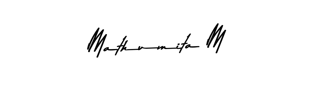 Use a signature maker to create a handwritten signature online. With this signature software, you can design (Asem Kandis PERSONAL USE) your own signature for name Mathumita M. Mathumita M signature style 9 images and pictures png