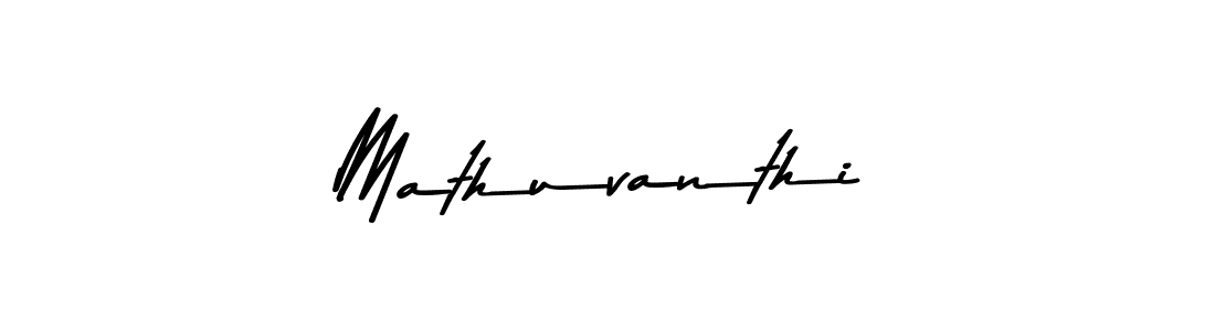 How to make Mathuvanthi signature? Asem Kandis PERSONAL USE is a professional autograph style. Create handwritten signature for Mathuvanthi name. Mathuvanthi signature style 9 images and pictures png