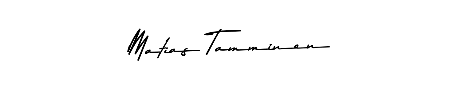 You should practise on your own different ways (Asem Kandis PERSONAL USE) to write your name (Matias Tamminen) in signature. don't let someone else do it for you. Matias Tamminen signature style 9 images and pictures png