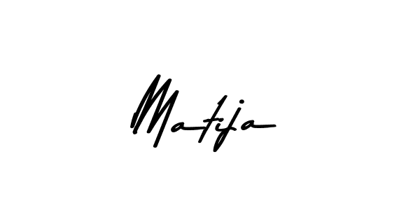 Matija stylish signature style. Best Handwritten Sign (Asem Kandis PERSONAL USE) for my name. Handwritten Signature Collection Ideas for my name Matija. Matija signature style 9 images and pictures png