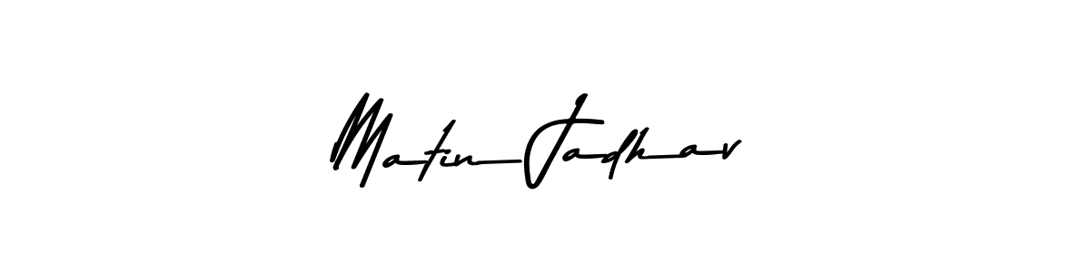 Similarly Asem Kandis PERSONAL USE is the best handwritten signature design. Signature creator online .You can use it as an online autograph creator for name Matin Jadhav. Matin Jadhav signature style 9 images and pictures png