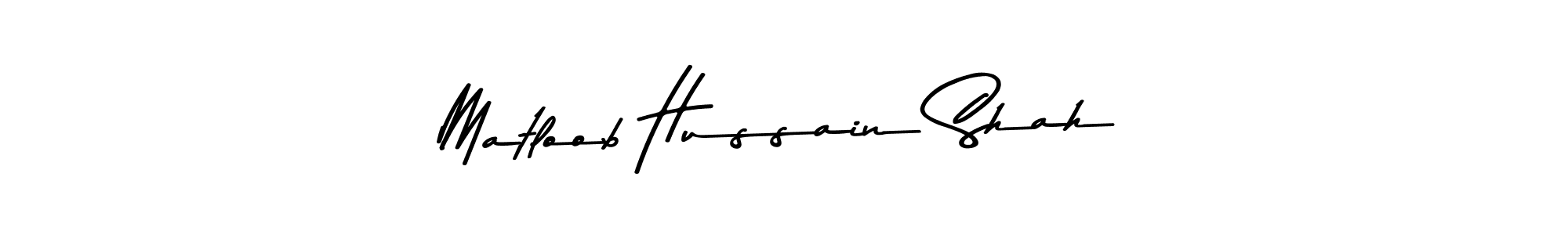 Make a beautiful signature design for name Matloob Hussain Shah. With this signature (Asem Kandis PERSONAL USE) style, you can create a handwritten signature for free. Matloob Hussain Shah signature style 9 images and pictures png