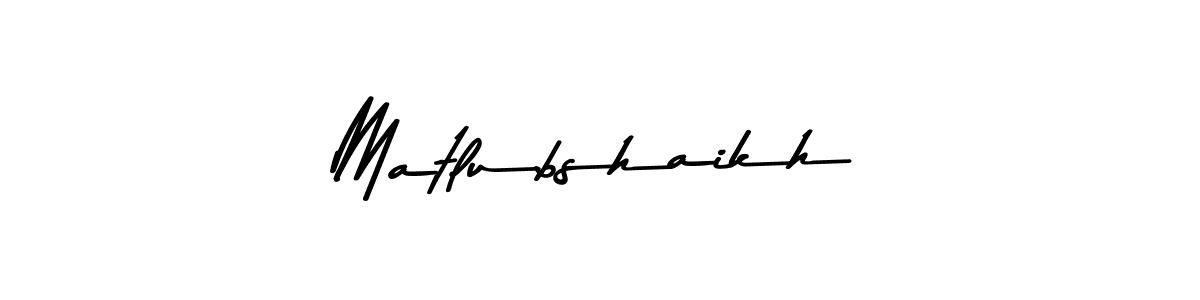 You should practise on your own different ways (Asem Kandis PERSONAL USE) to write your name (Matlubshaikh) in signature. don't let someone else do it for you. Matlubshaikh signature style 9 images and pictures png