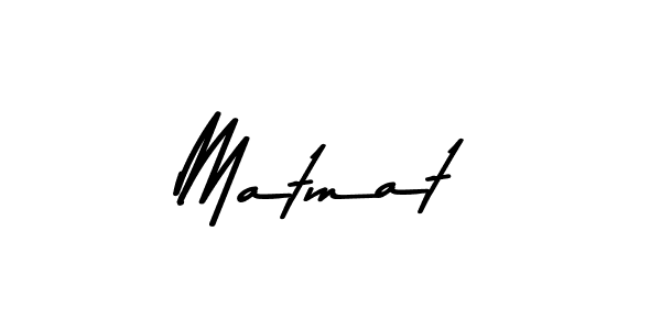 Create a beautiful signature design for name Matmat. With this signature (Asem Kandis PERSONAL USE) fonts, you can make a handwritten signature for free. Matmat signature style 9 images and pictures png