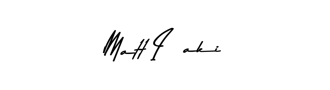 Make a beautiful signature design for name Matt Iñaki. With this signature (Asem Kandis PERSONAL USE) style, you can create a handwritten signature for free. Matt Iñaki signature style 9 images and pictures png