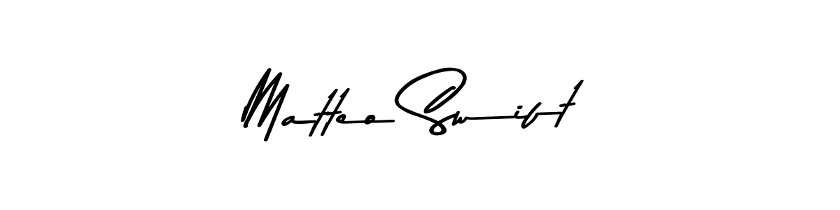 Also we have Matteo Swift name is the best signature style. Create professional handwritten signature collection using Asem Kandis PERSONAL USE autograph style. Matteo Swift signature style 9 images and pictures png