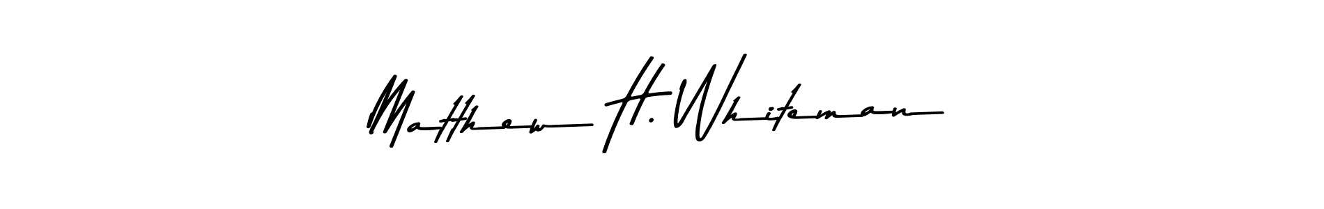 How to make Matthew H. Whiteman signature? Asem Kandis PERSONAL USE is a professional autograph style. Create handwritten signature for Matthew H. Whiteman name. Matthew H. Whiteman signature style 9 images and pictures png