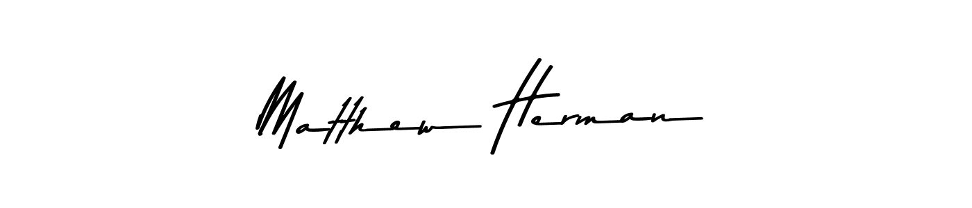 How to make Matthew Herman signature? Asem Kandis PERSONAL USE is a professional autograph style. Create handwritten signature for Matthew Herman name. Matthew Herman signature style 9 images and pictures png